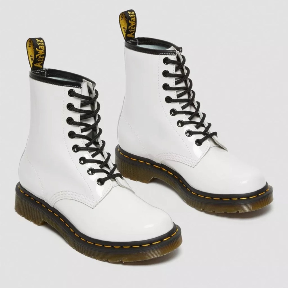 Dr. Martens Women's 1460 White Combat Boots